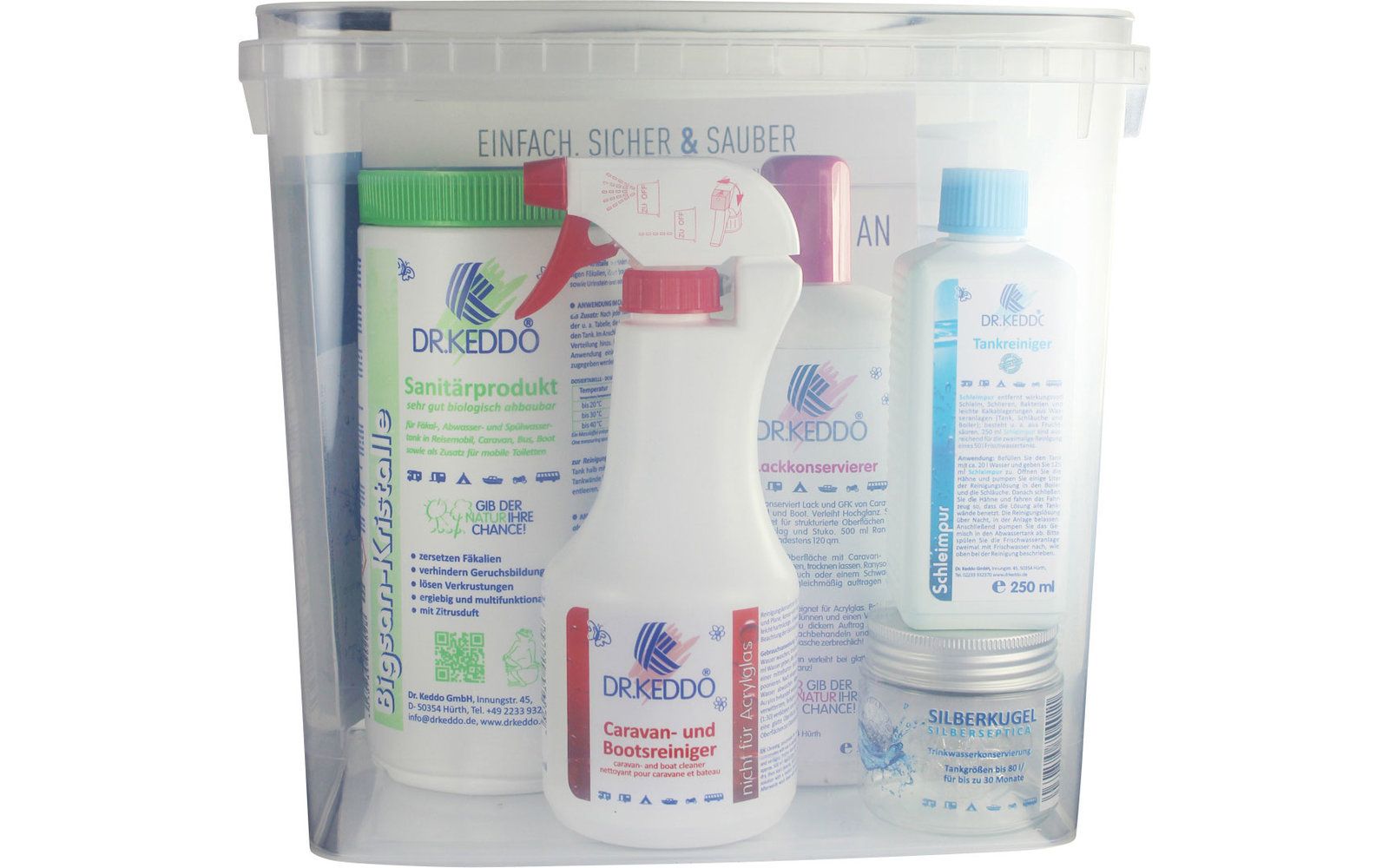 Set de produse starter Dr. Keddo  pentru igiena si Ingrijirea caravanelor_3