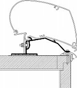Suport adaptor de acoperiș  pentru Omnistor 6200/6300/9200  - 3.25  m