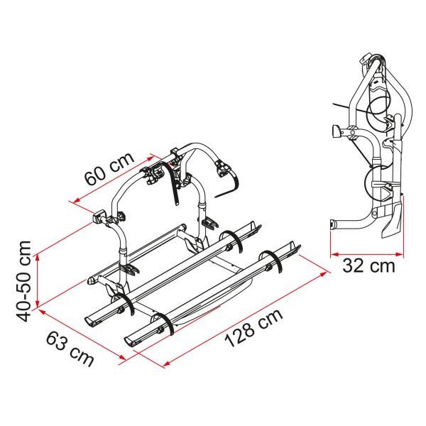 Suport de biciclete , montaj pe perete Fiamma Carry-Bike Pro C_3