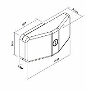 Încuietoare de siguranță  Thule Door Lock  cu placă de fixare pe interior