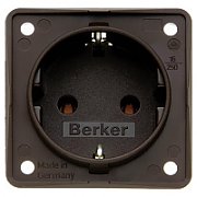 Priză Schuko integrată - culoare maro