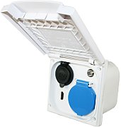 Haba ESB Priză cu  HDMI ,12 V , 230 Volți si satelit