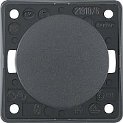 Întrerupător Berker pornit/oprit antracit